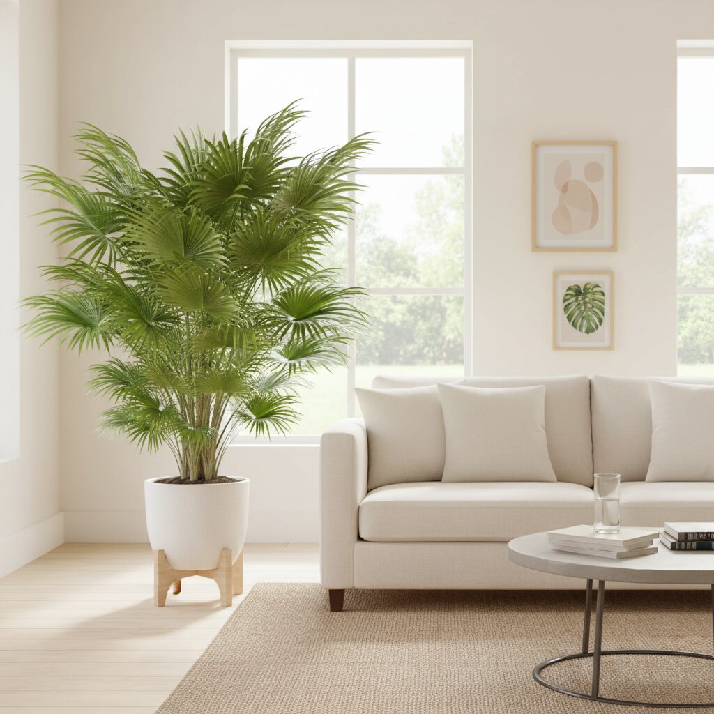 Liwistona okrągłolistna — jak uprawiać tę palmę w domu?