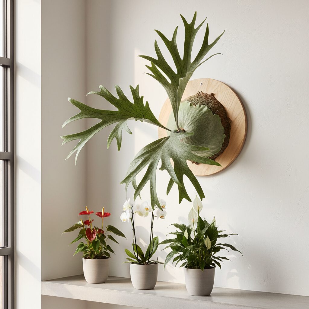 Łosie rogi kwiat — jak uprawiać tę niezwykłą paproć w domu?