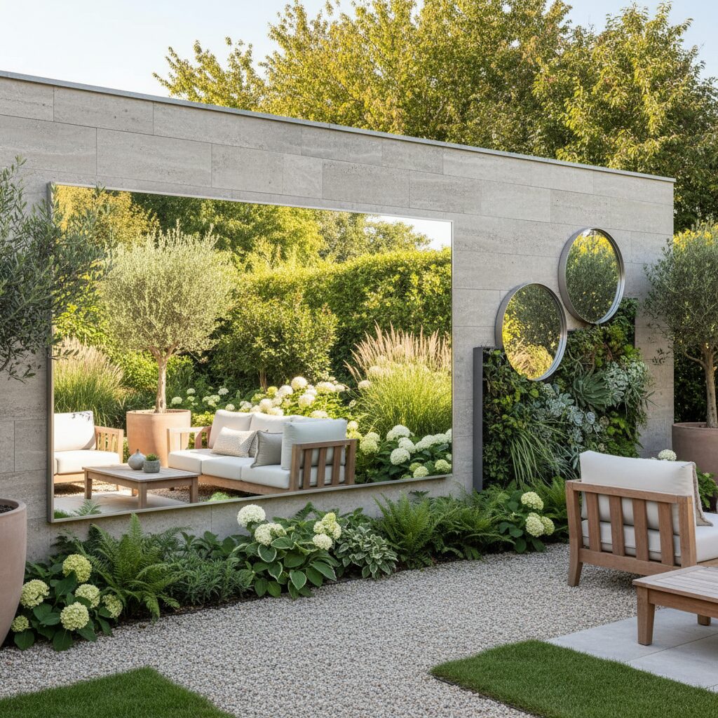 Jak wykorzystać lustra w ogrodzie, by powiększyć przestrzeń?