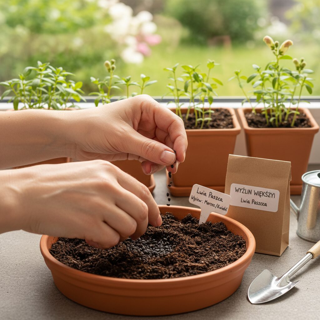 Lwia paszcza wysiew — jak i kiedy siać wyżlin większy?