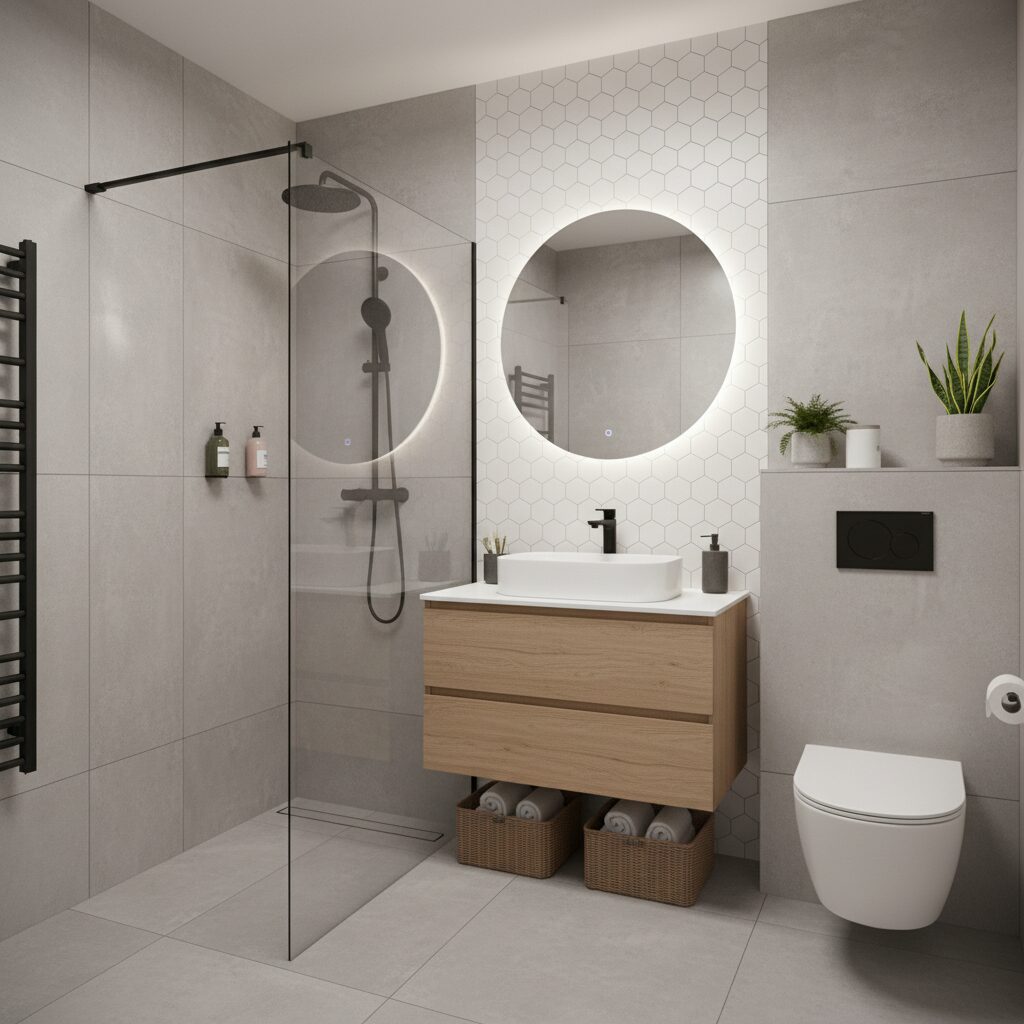 Mała łazienka inspiracje — jak urządzić funkcjonalne wnętrze?