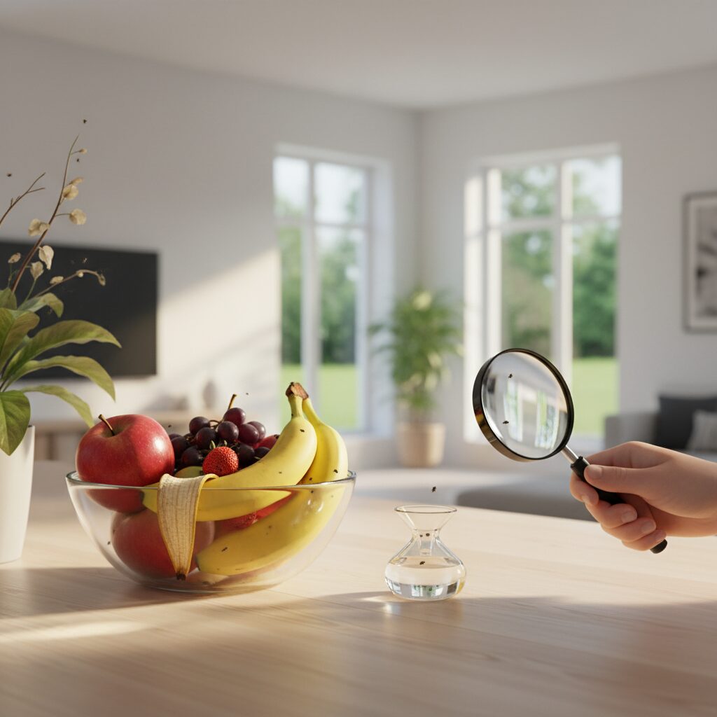 Małe muszki w domu — jak skutecznie zidentyfikować i pozbyć się szkodników?