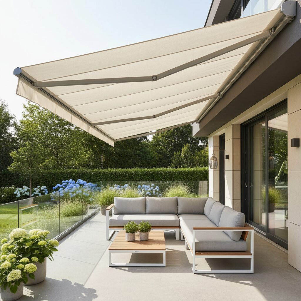 Markizy tarasowe — jak wybrać idealną osłonę na Twój taras?