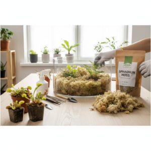 Mech sphagnum — jak go używać w uprawie roślin i terrarystyce?