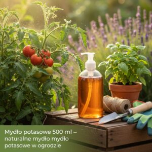 Mydło potasowe 500 ml — naturalne mydło potasowe w ogrodzie