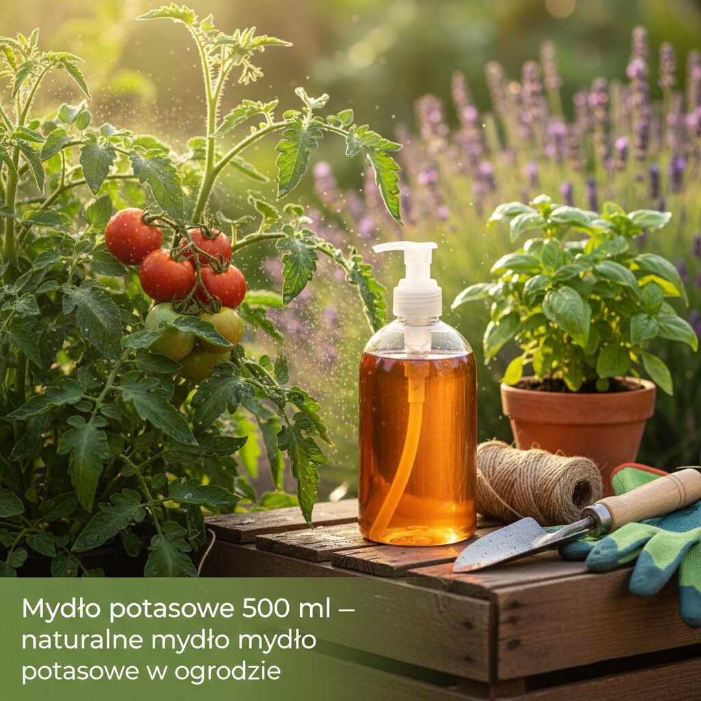 Mydło potasowe 500 ml — naturalne mydło potasowe w ogrodzie