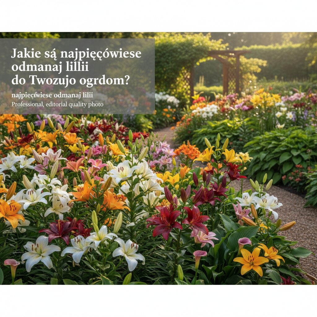 Jakie są najpiękniejsze odmiany lilii do Twojego ogrodu?