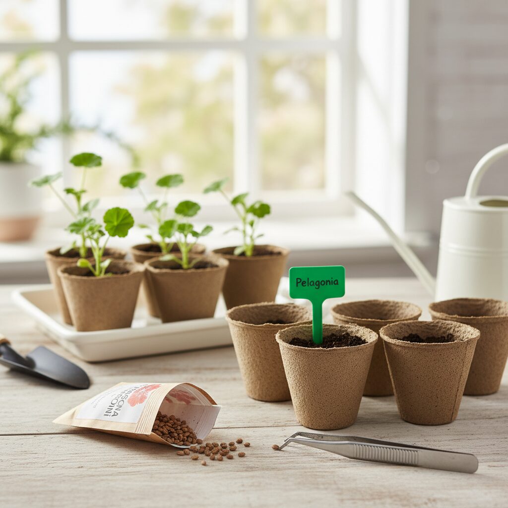 Nasiona pelargonii — jak wyhodować piękne kwiaty krok po kroku?