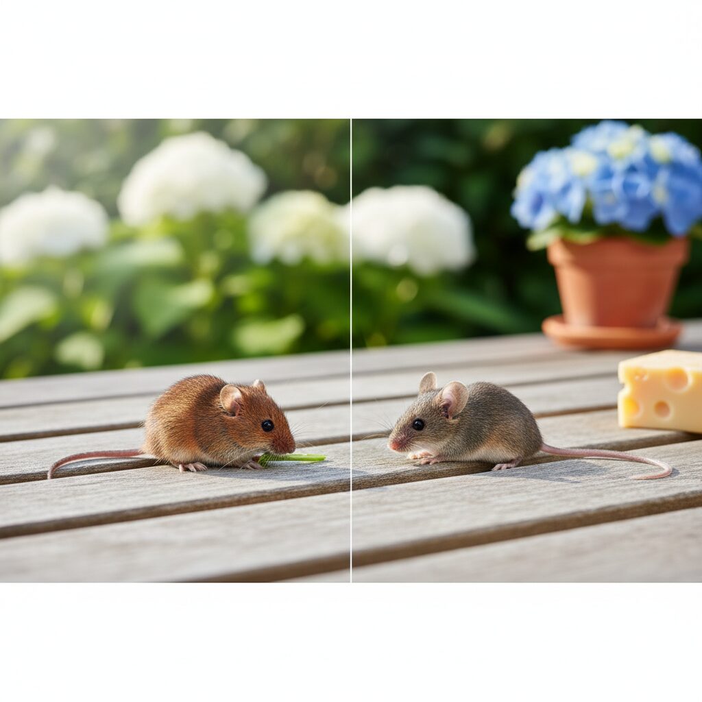 Nornica a mysz — jak je rozpoznać i skutecznie odróżnić?