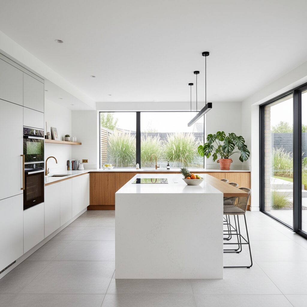 Nowoczesna kuchnia z wyspą — jak zaplanować serce domu?