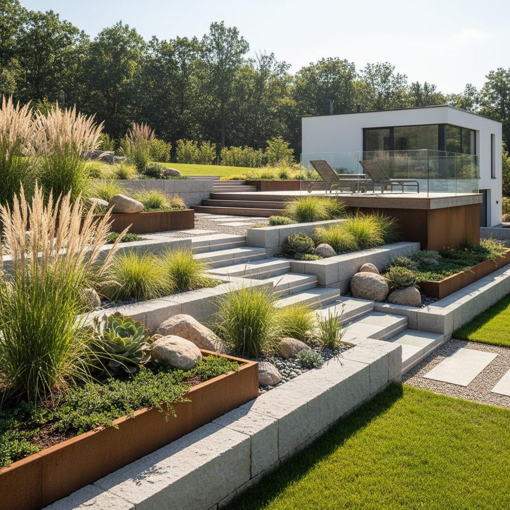 Nowoczesna skarpa w ogrodzie — jak ją modnie zagospodarować?