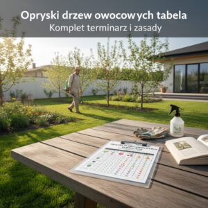 Opryski drzew owocowych tabela — kompletny terminarz i zasady