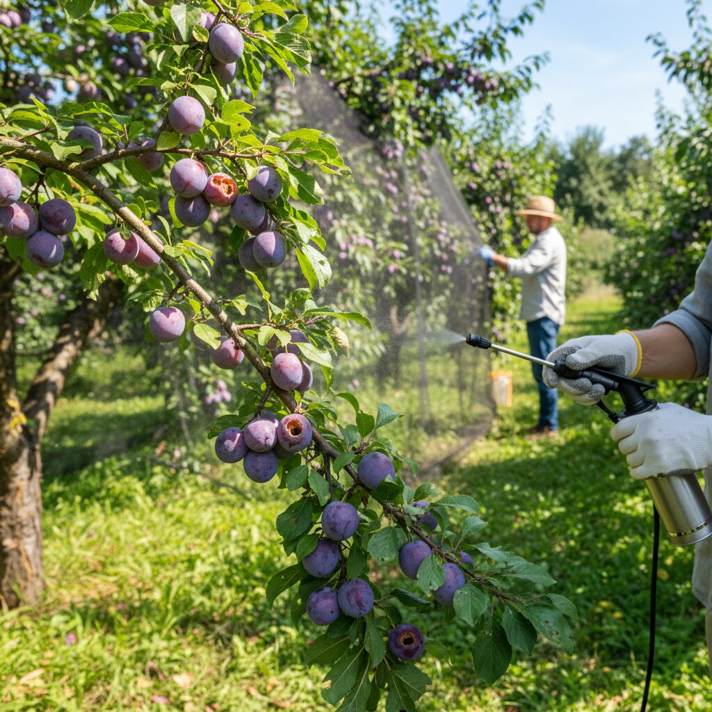 Owocówka śliwkóweczka zwalczanie — jak chronić śliwy?