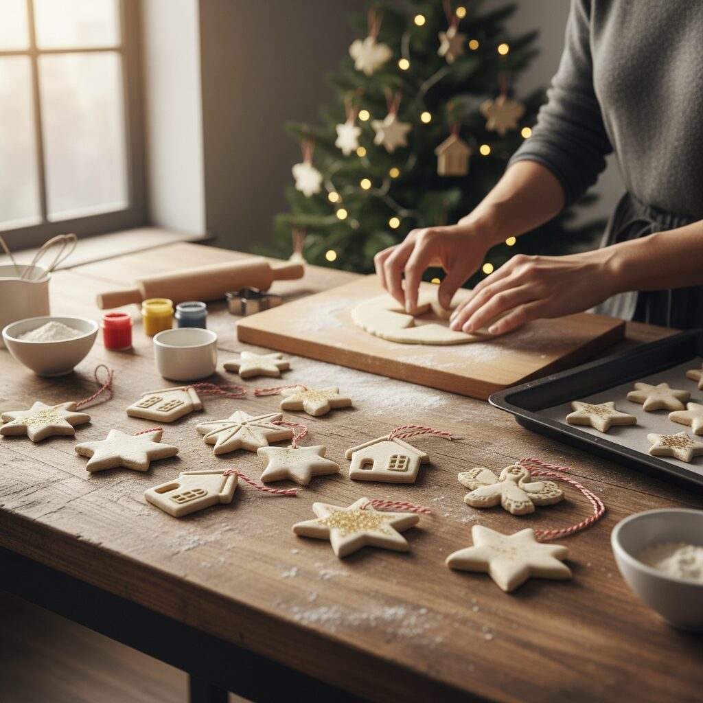 Jak zrobić ozdoby choinkowe z masy solnej krok po kroku?