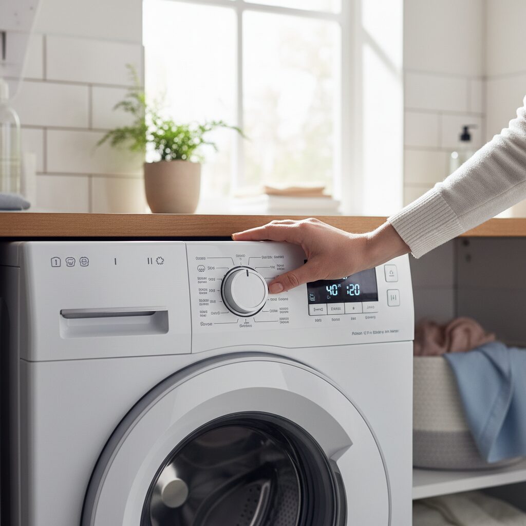 Oznaczenia na pralce — jak czytać symbole i ustawić pranie?