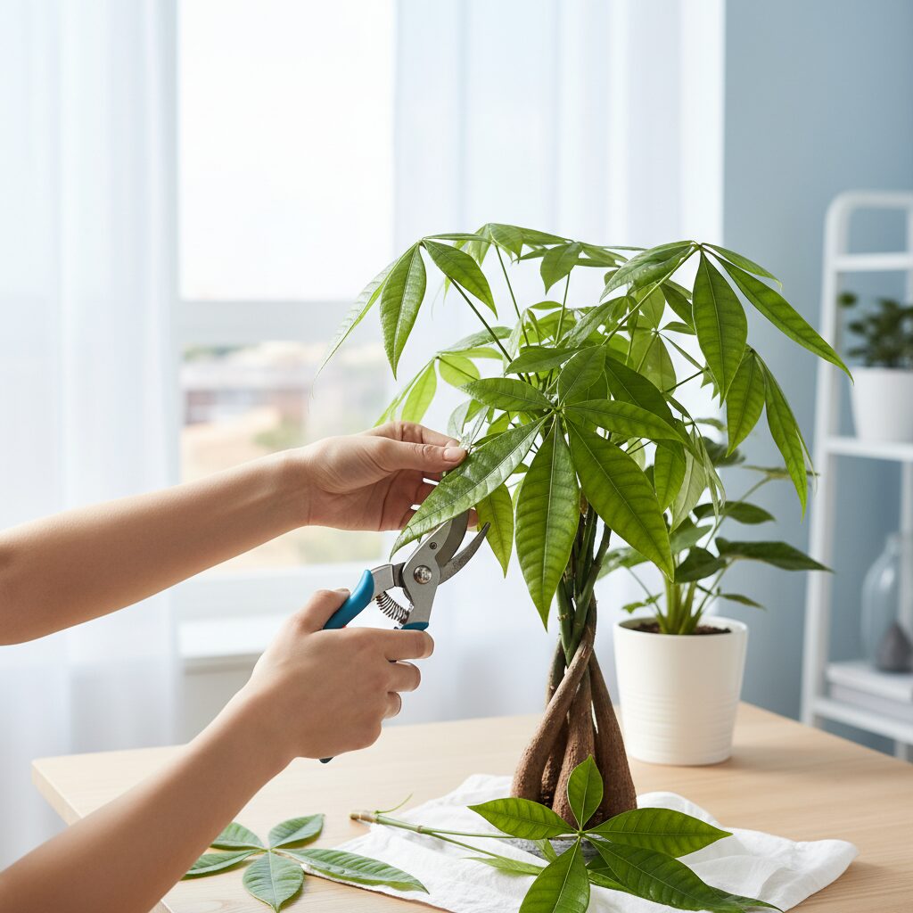 Pachira przycinanie — jak i kiedy formować drzewko pieniędzy?