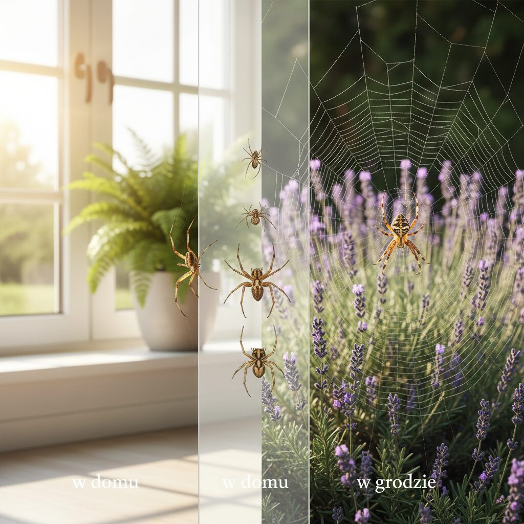 Pająki w domu i ogrodzie — gatunki, hodowla i skuteczne odstraszanie