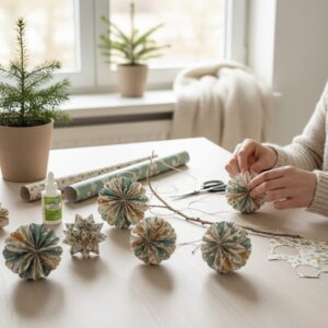 Papierowe bombki — jak stworzyć ekologiczne ozdoby na choinkę?