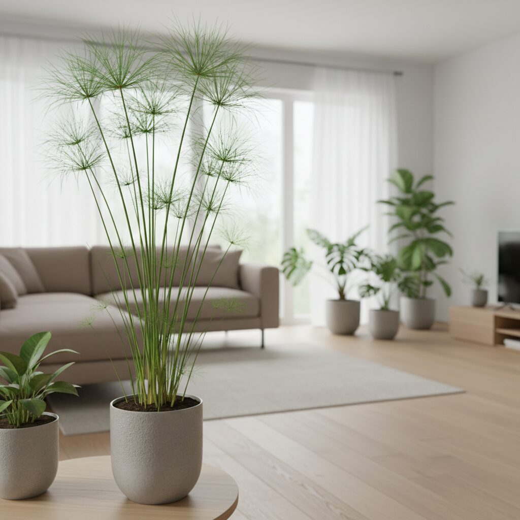 Papirus kwiat — jak uprawiać tę niezwykłą roślinę w domu?