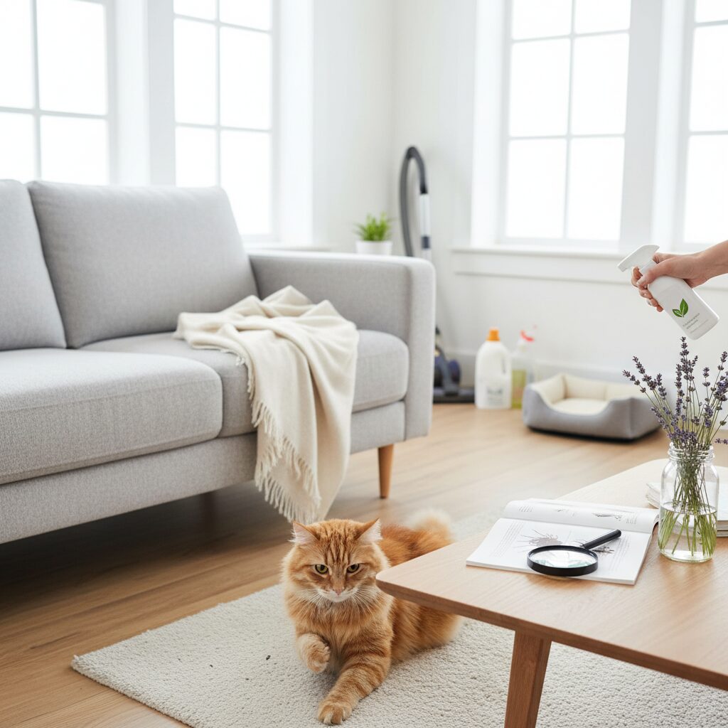 Pchły w domu — jak się ich pozbyć skutecznie i szybko?