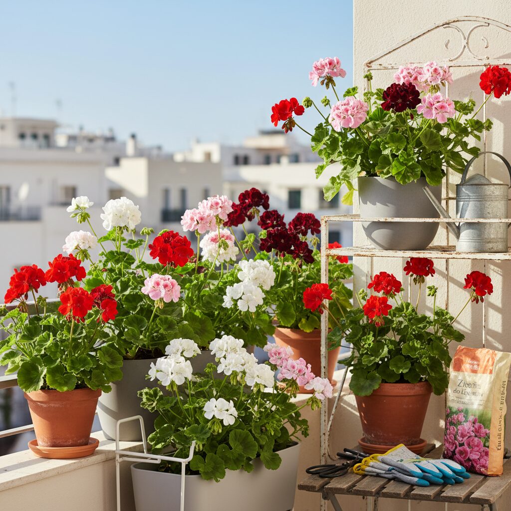 Pelargonia — uprawa, odmiana i pielęgnacja rośliny na balkon