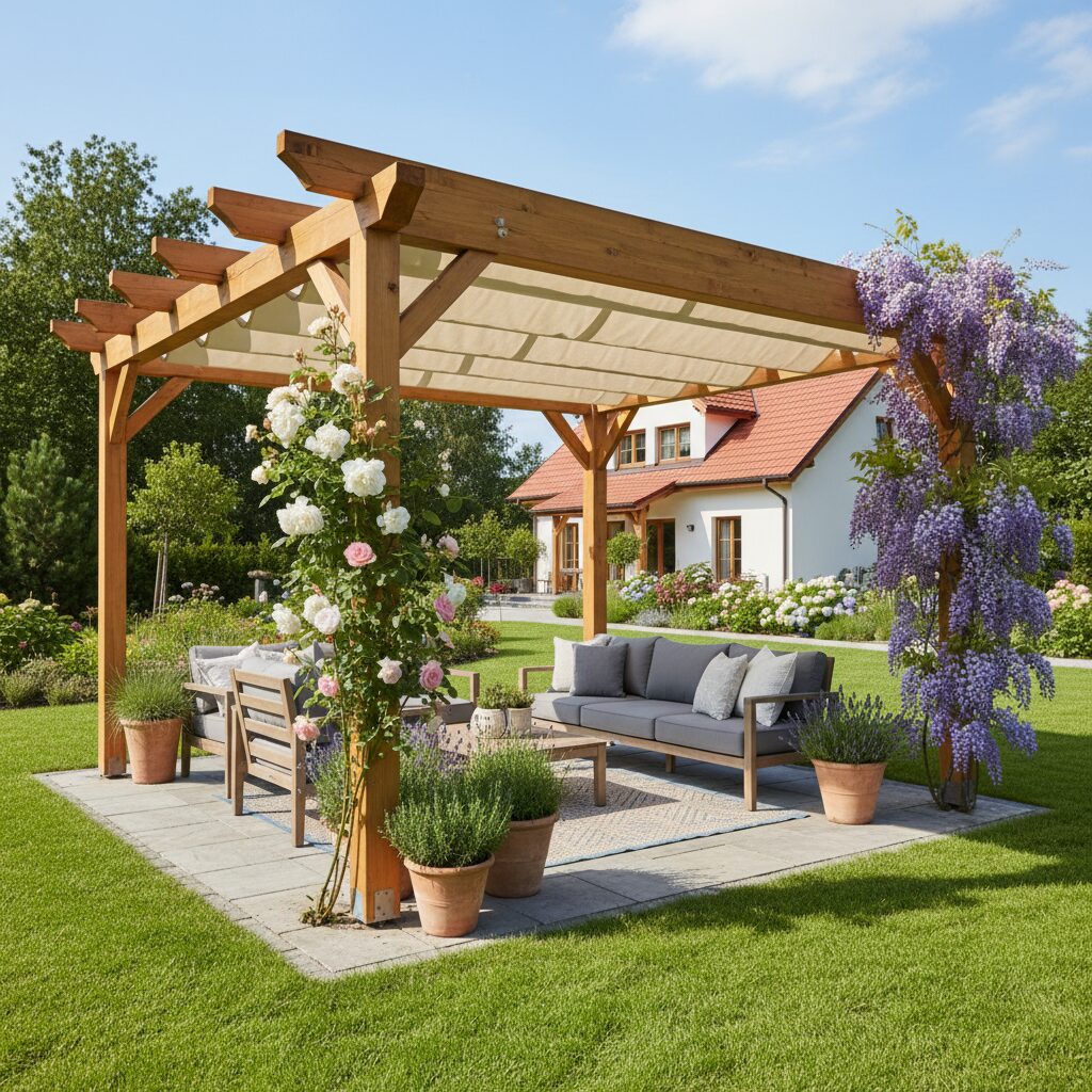 Pergola ogrodowa — jak wybrać idealną konstrukcję do Twojego ogrodu?