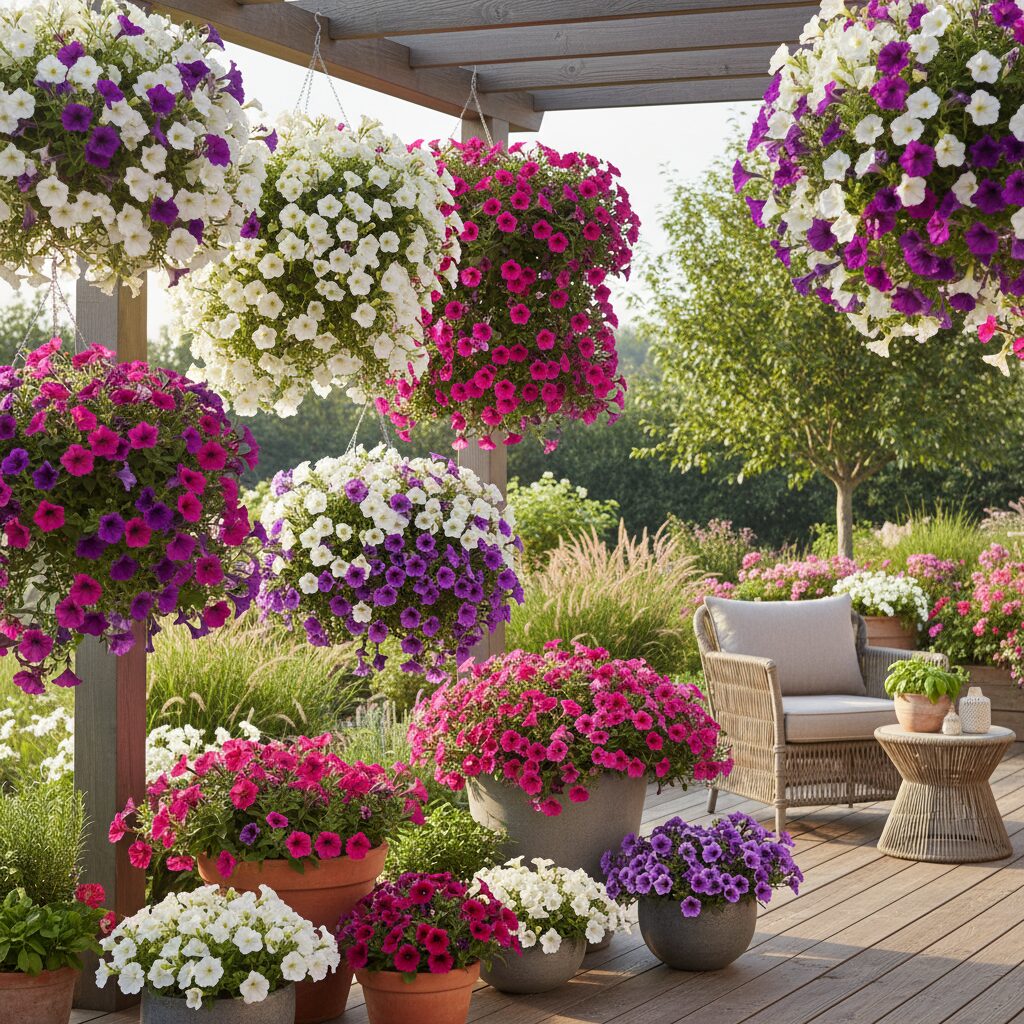 Petunie — jak uprawiać te wyjątkowe kwiaty w ogrodzie i na balkonie?