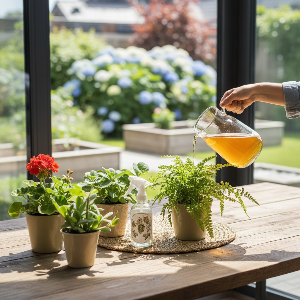 Piwo do kwiatów — jak stosować ten naturalny nawóz?