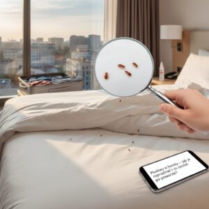 Pluskwy w hotelu — jak je rozpoznać i co zrobić po powrocie?