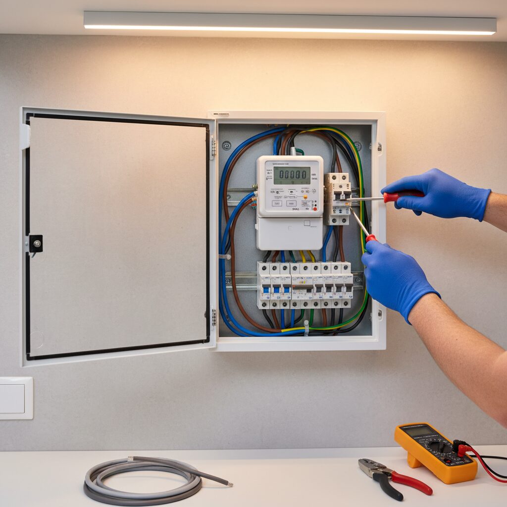 Prawidłowe podłączenie licznika jednofazowego — przewodnik