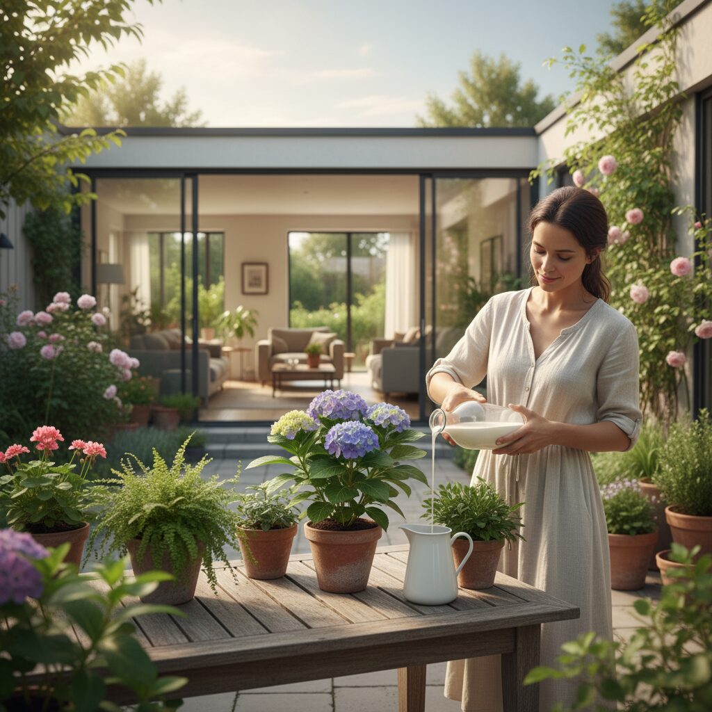 Podlewanie kwiatów mlekiem — czy to bezpieczny nawóz?