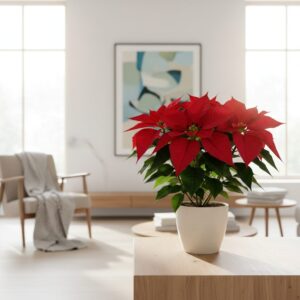 Poinsettia — jak dbać o gwiazdę betlejemską, by zdobiła dom?