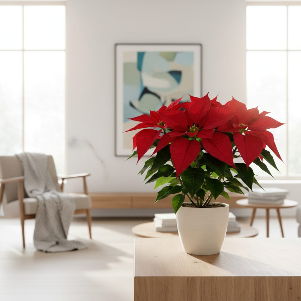 Poinsettia — jak dbać o gwiazdę betlejemską, by zdobiła dom?