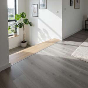 Jak wykonać estetyczne połączenie schodów z panelami na piętrze?