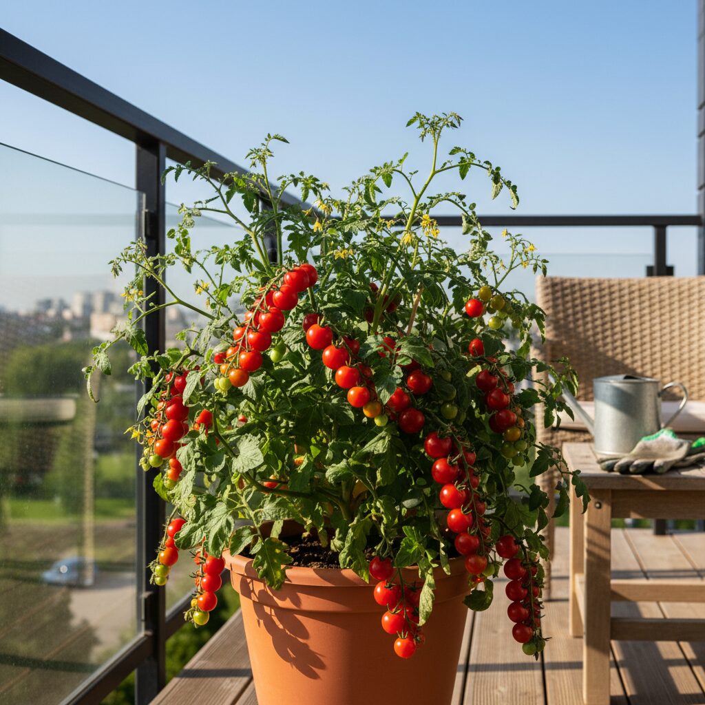Pomidory Bajaja — jak uprawiać tę plenną odmianę na balkonie?