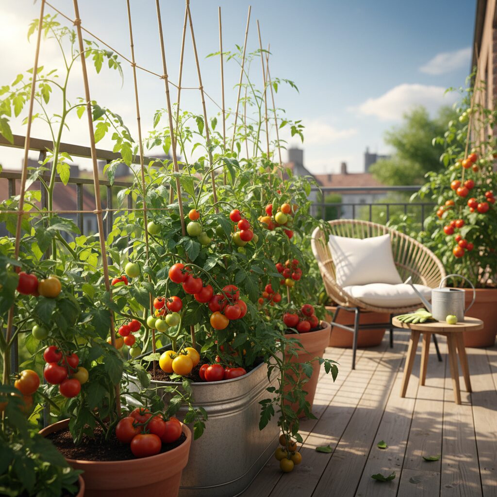 Jak uprawiać pomidory w doniczce na balkonie i tarasie?