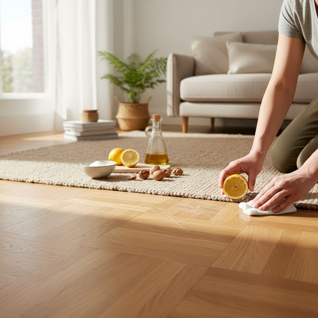 Porysowany parkiet domowe sposoby — jak odnowić podłogę?