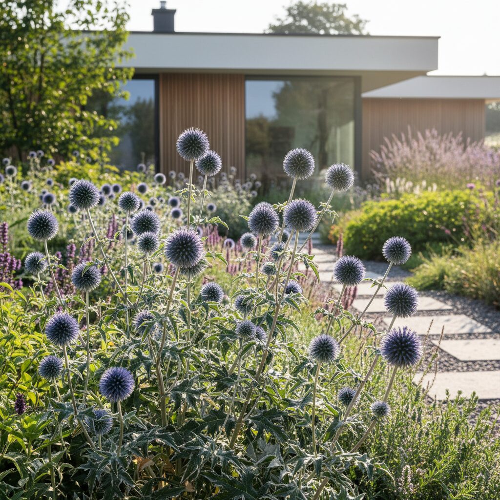 Przegorzan — jak uprawiać te niezwykłe niebieskie kule w ogrodzie?