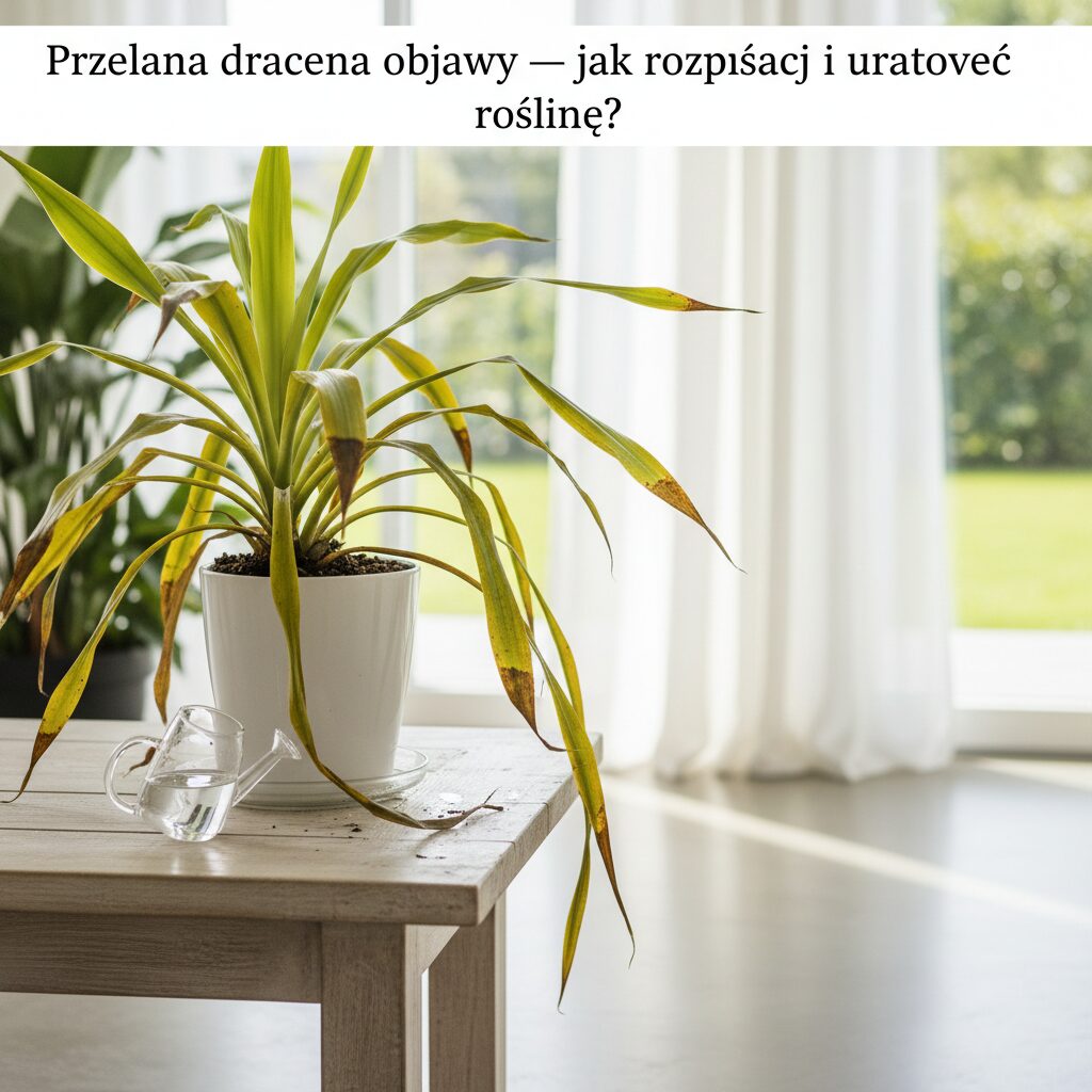 Przelana dracena objawy — jak rozpoznać i uratować roślinę?
