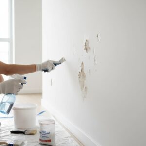 Jak skutecznie usunąć purchle na ścianie od wilgoci?