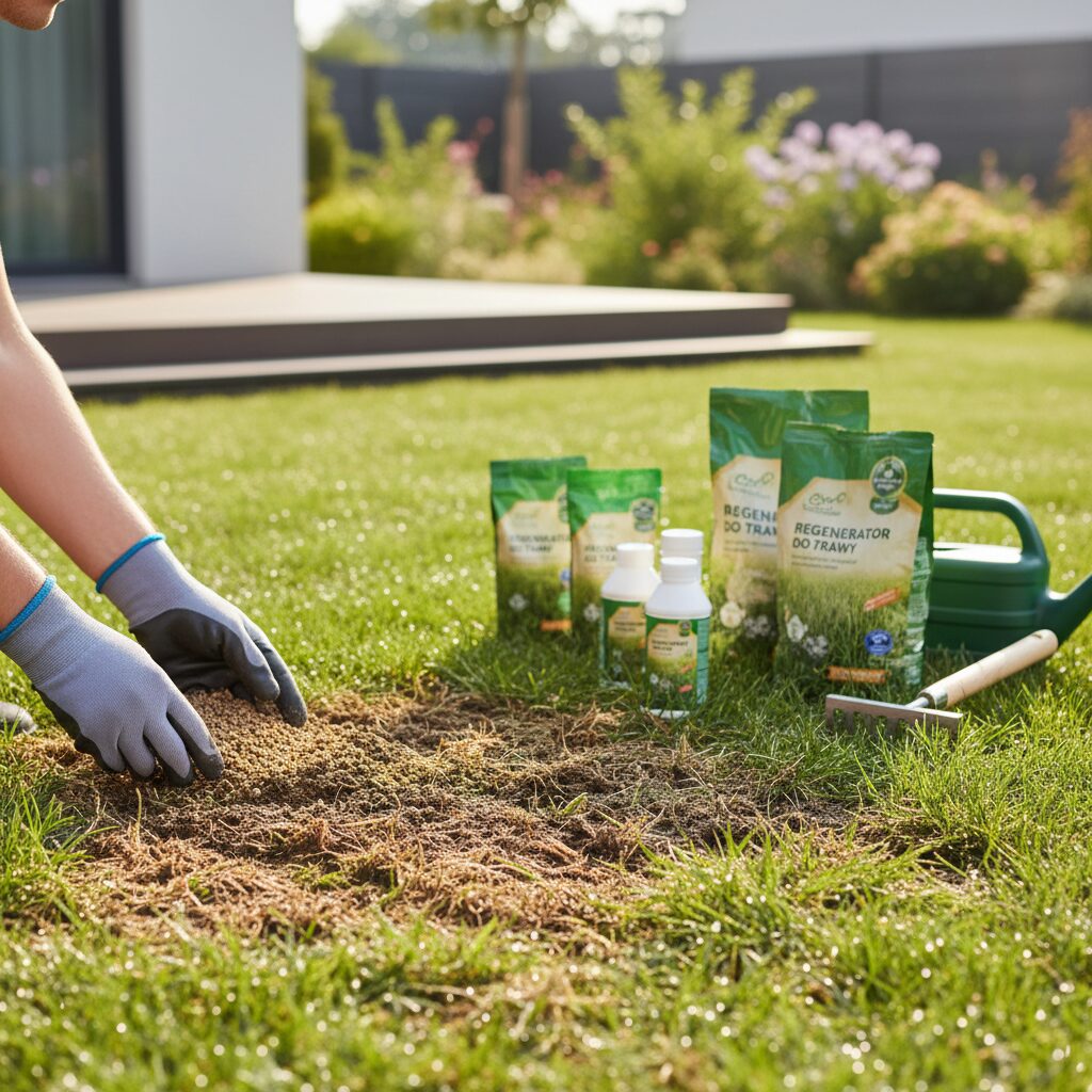Jaki regenerator do trawy wybrać na zniszczony trawnik?