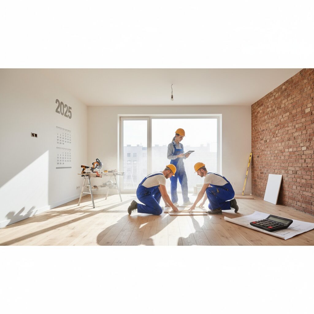 Remont mieszkania koszt robocizny — ile zapłacisz w 2025 roku?