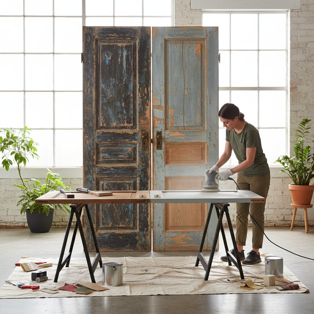 Renowacja starych drzwi — jak odnowić skrzydło krok po kroku?