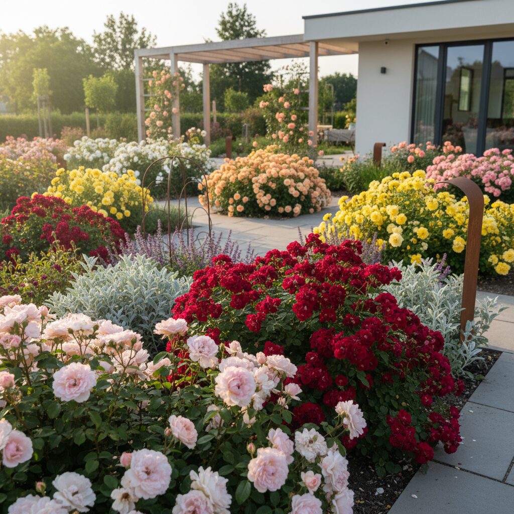 Jakie róże rabatowe wybrać do ogrodu? Kompletny przewodnik