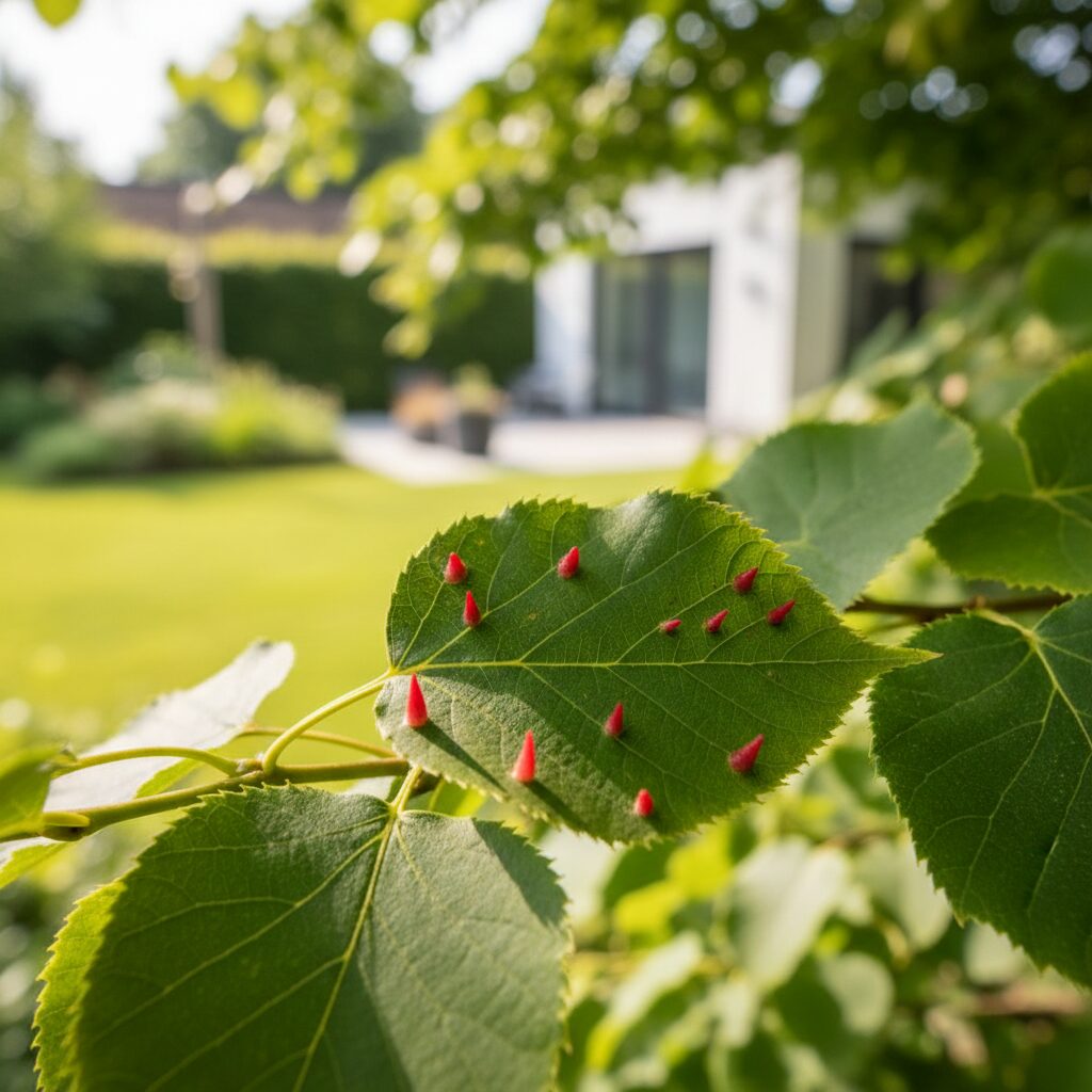Różkowiec lipowy — jak rozpoznać i zwalczać czerwone rożki?