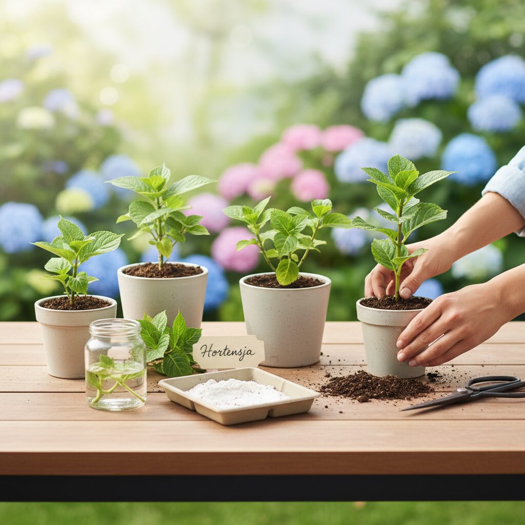 Rozmnażanie hortensji — jak skutecznie ukorzenić sadzonki?