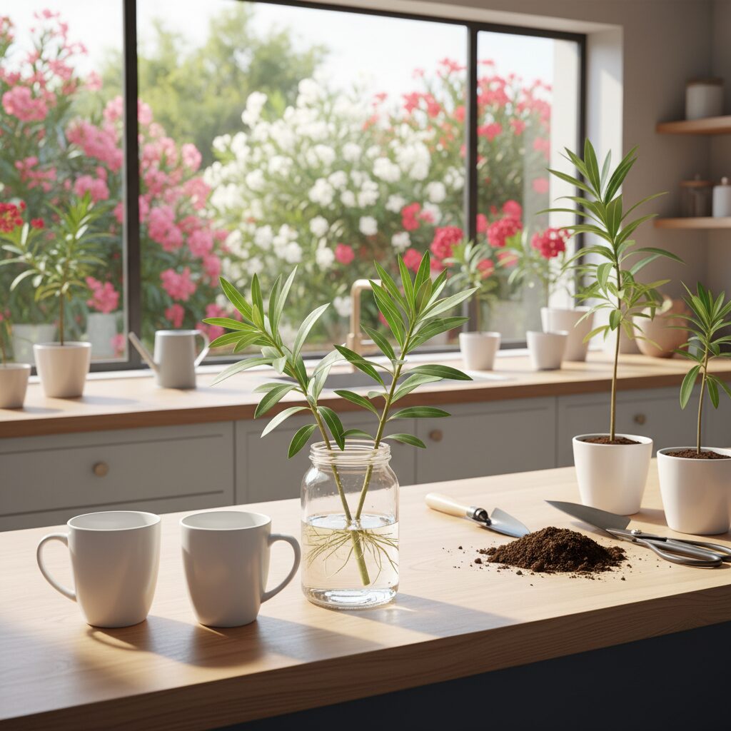 Rozmnażanie oleandra — jak skutecznie ukorzenić sadzonki?