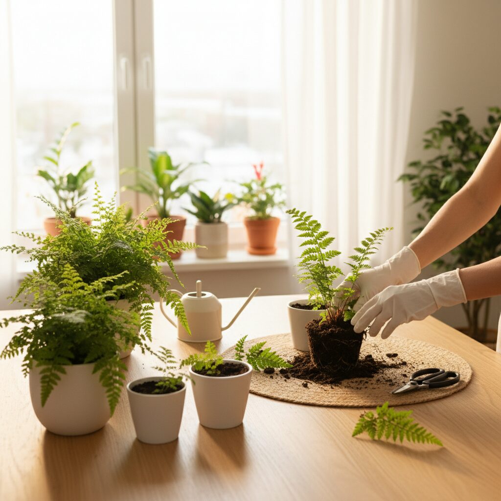 Rozmnażanie paproci krok po kroku — jak skutecznie rozmnożyć paprotkę?