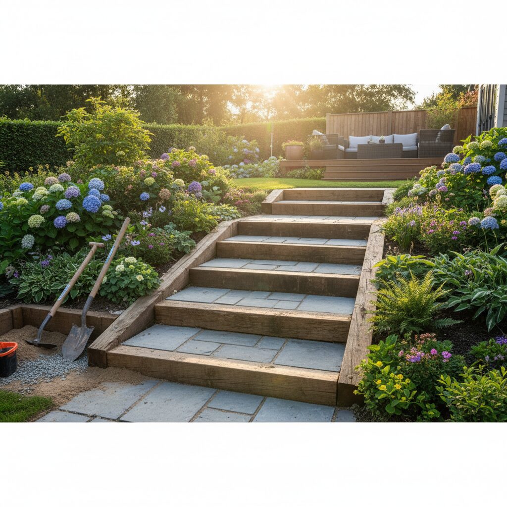 Jak zbudować schody do ogrodu zrób sam krok po kroku?