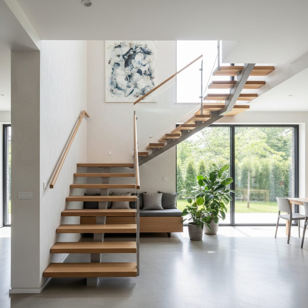 Schody w domu — rodzaje, wymiary i koszty budowy